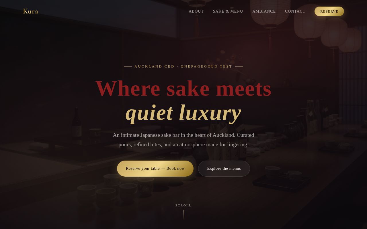 Kura Sake Bar